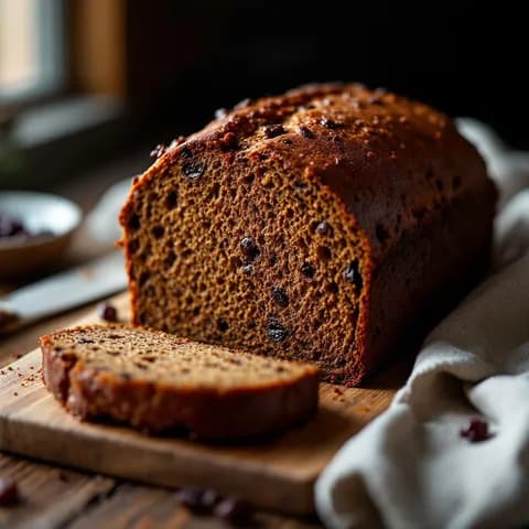 Bread, boston brown, canned