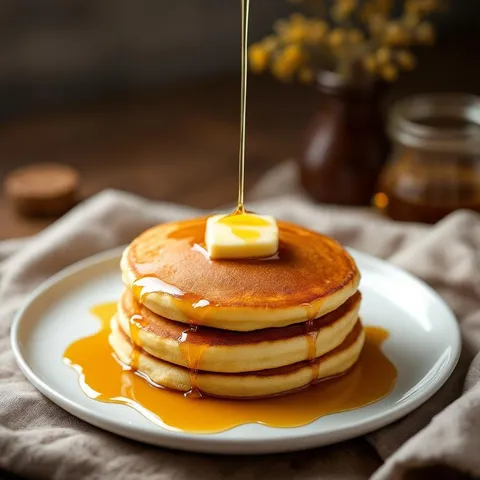 Pancake mix, prepared
