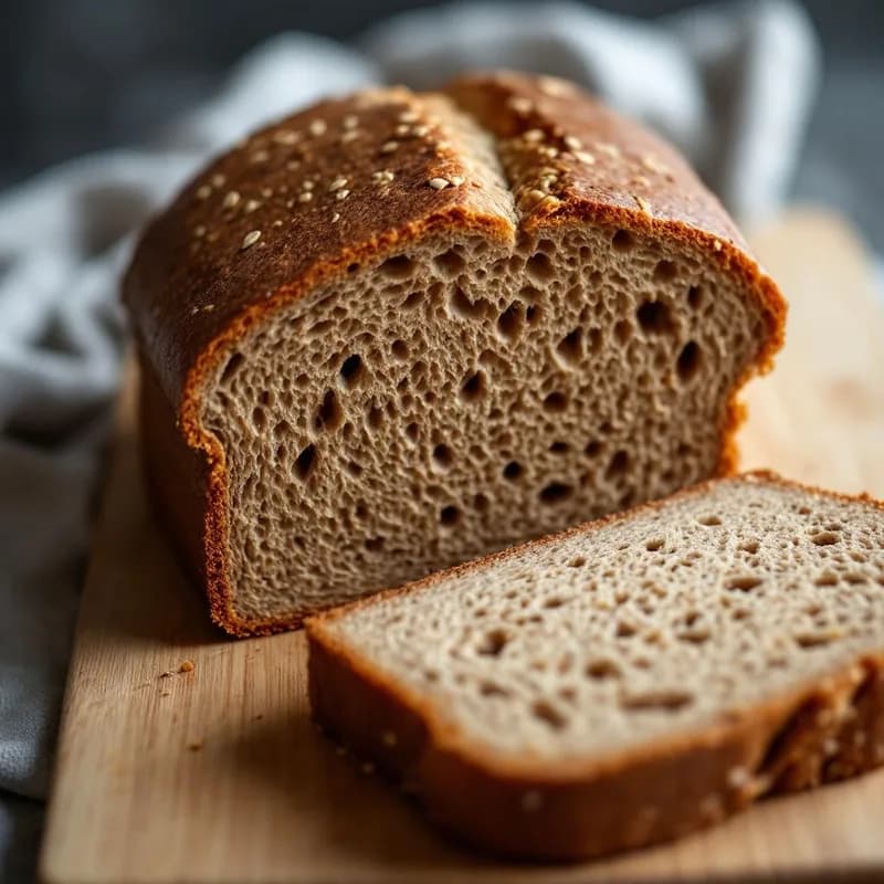 Wholewheat bread (commercially prepared)