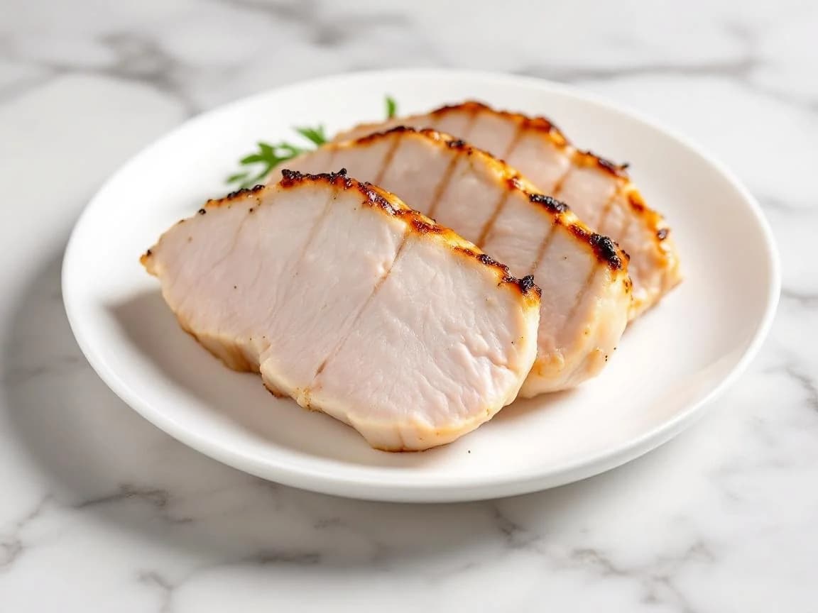 Pork, loin, cooked, grilled