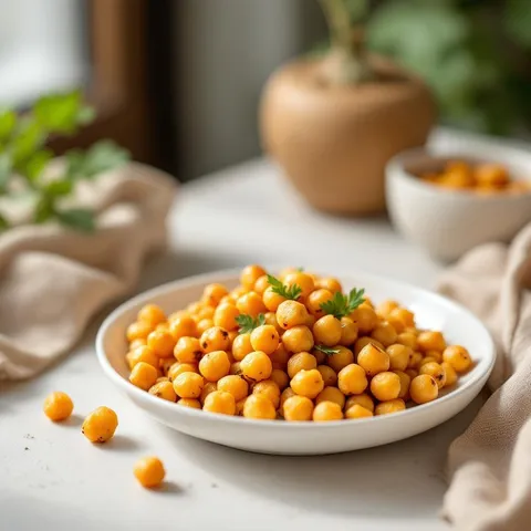 Chickpea snacks, roasted