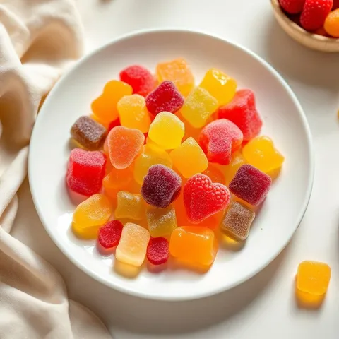 Fruit snacks, gummy