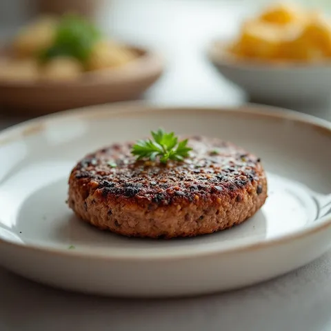 Black bean burger patty