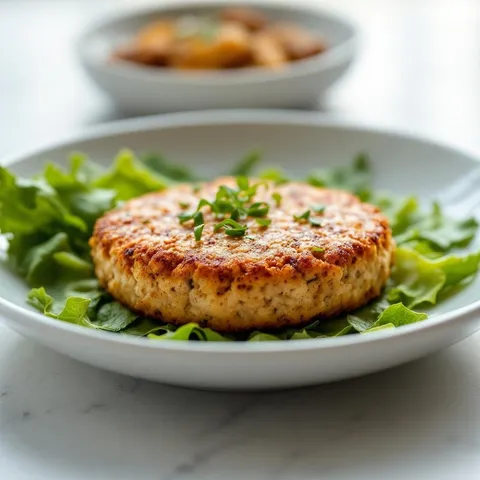 Plant-based burger patty