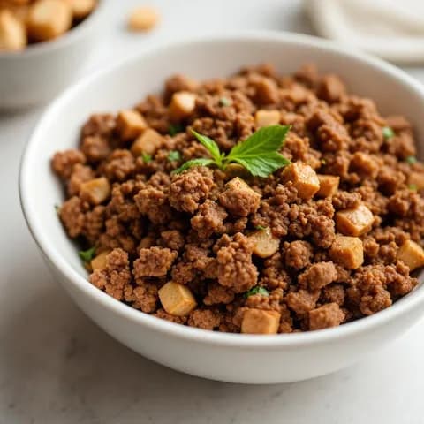 Plant-based ground meat