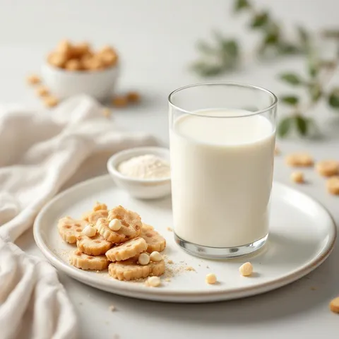 Soy milk, sweetened