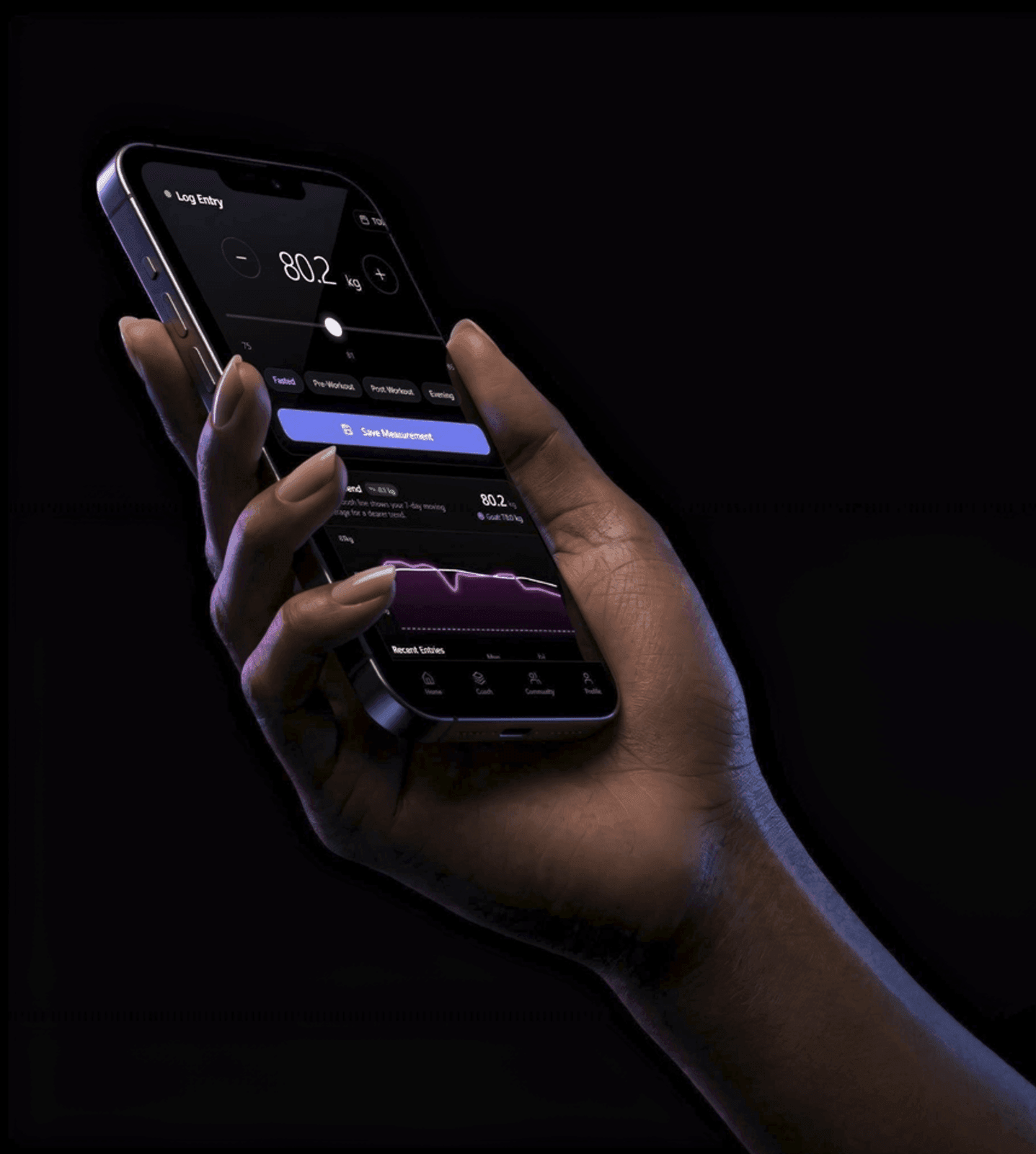 Calibr8 nutrition tracking app