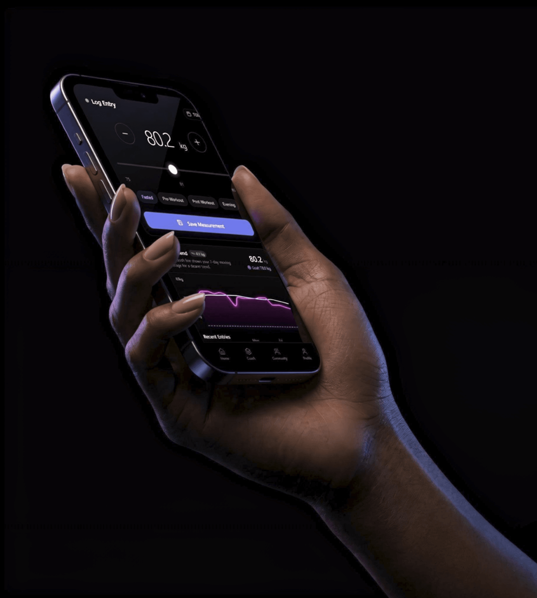 Calibr8 nutrition tracking app