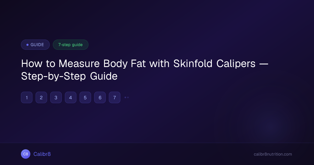 How to Measure Body Fat with Skinfold Calipers — Step-by-Step Guide ...